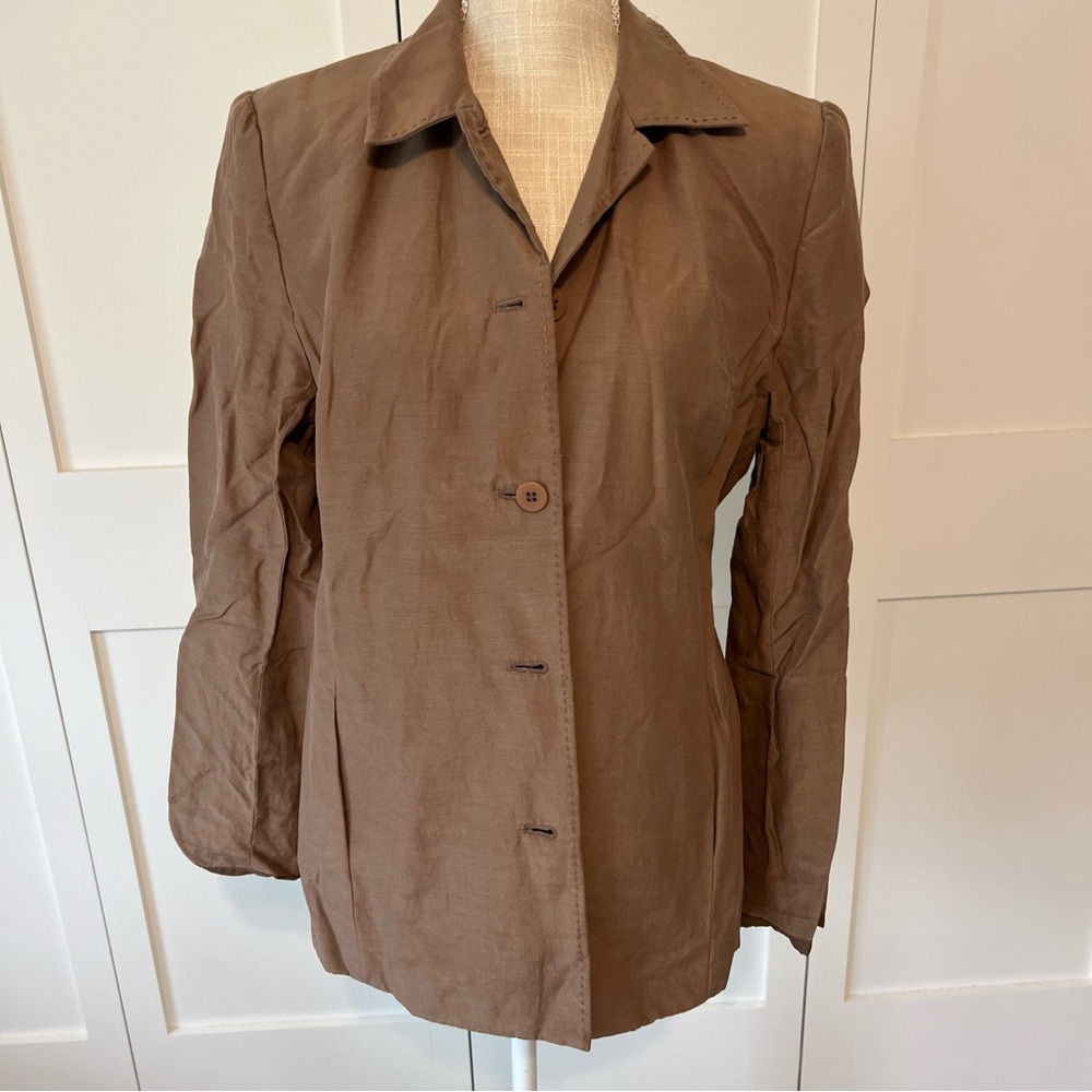 Amanda Smith jacket size 10, brown